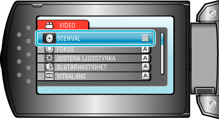Select scene select