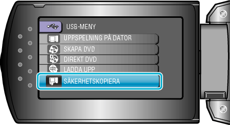 Select Backup