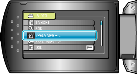 Playback MPG file