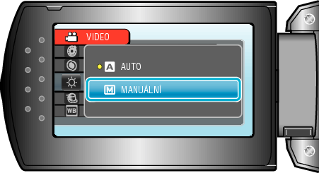 Select Manual setting