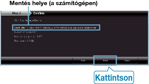 Backup starts