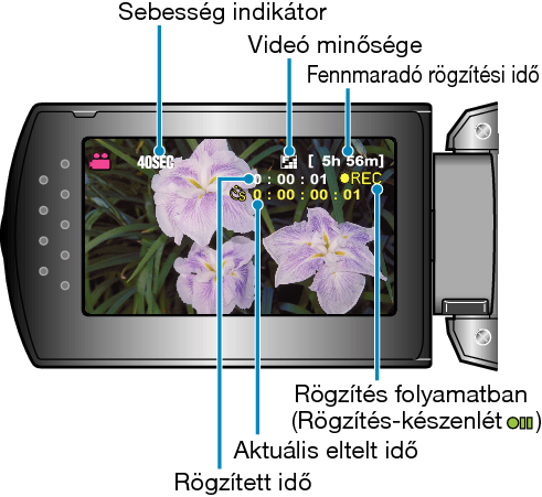 Indications During Time-Lapse Recording