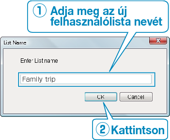 Adding user list