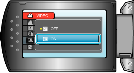 Select "ON"