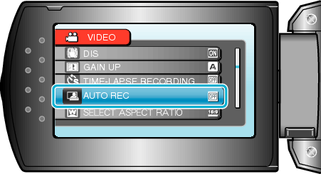 Select frame in REC