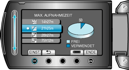 Remaining Recording Time