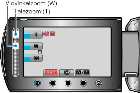 Slider's T/W zoom