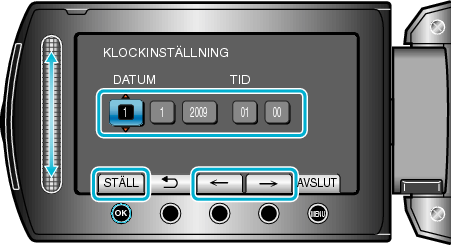 CLOCK SETTING