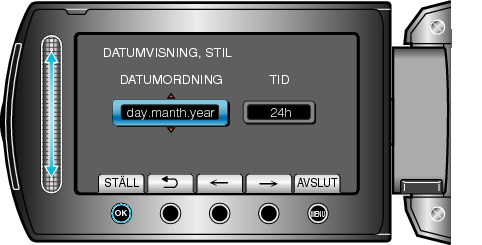 Setting the display style