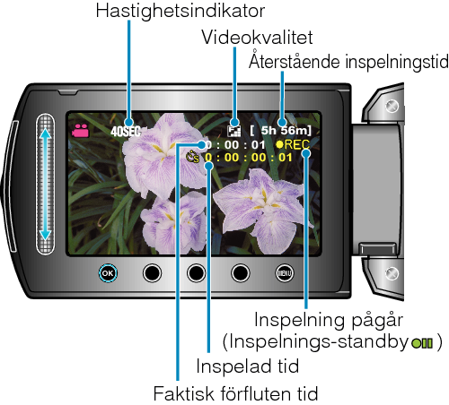 Indications During Time-Lapse Recording