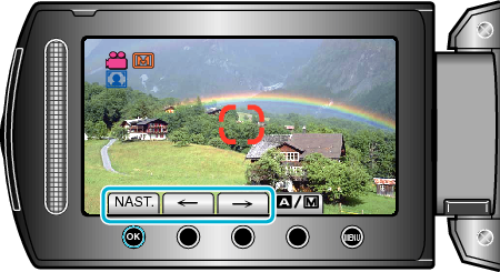 Setting metering area