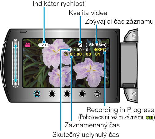 Indications During Time-Lapse Recording