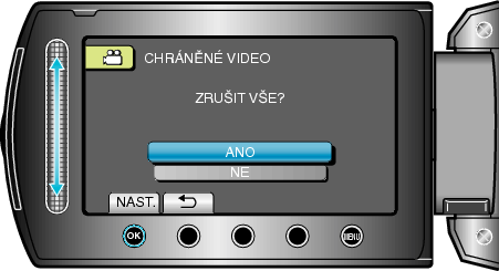 Selecting "YES"