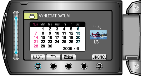 Searching by recording date