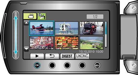 Selecting file for playback