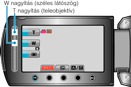 Slider's T/W zoom