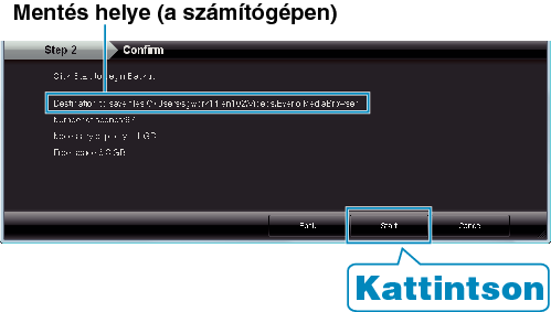 Backup starts