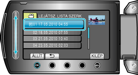 Selecting playlists