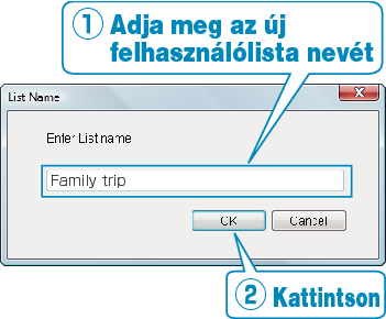 Adding user list