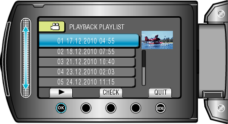 PLAYBACK PLAYLIST