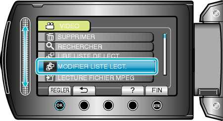 Selecting "EDIT PLAYLIST"