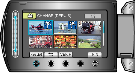 Video selection (starting point)