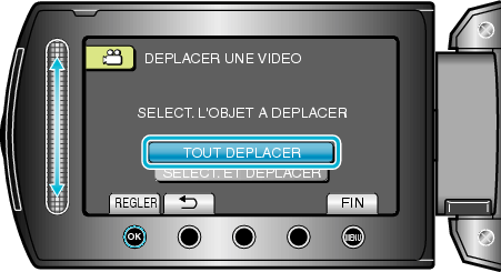 Selecting "MOVE ALL"
