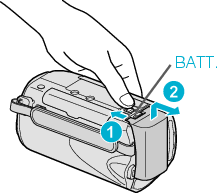 Detaching the battery pack