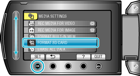 FORMAT SD CARD