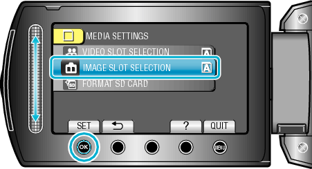 IMAGE SLOT SELECTION