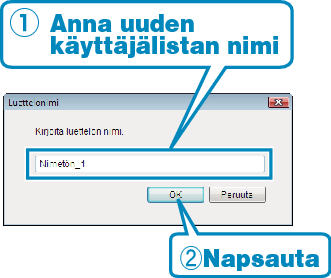 Adding user list