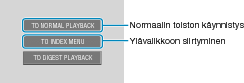 Digest Playback menu