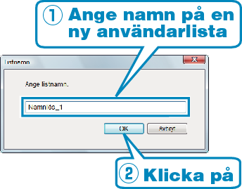 Adding user list