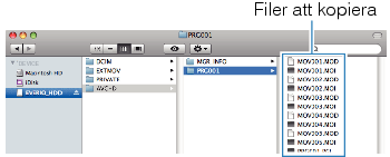 Copying files