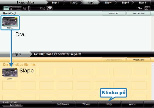 Selecting files to copy