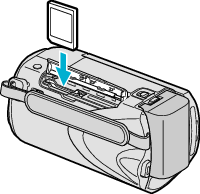 SDカードを入れる