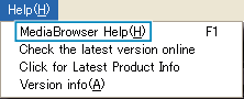MediaBrowser Help