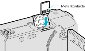 Inserting a microSD card