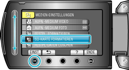 FORMAT SD CARD