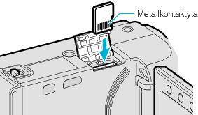 Inserting a microSD card