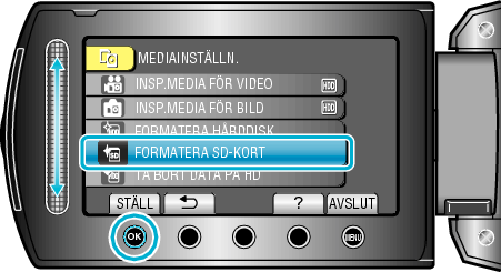 FORMAT SD CARD