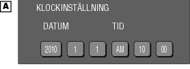 Clock Set Style - Domestic