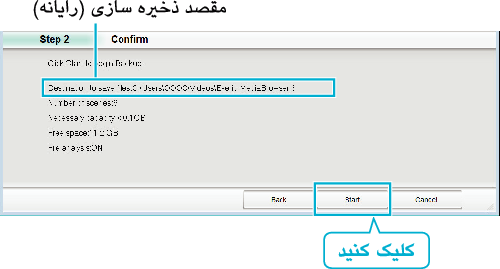 Backup starts