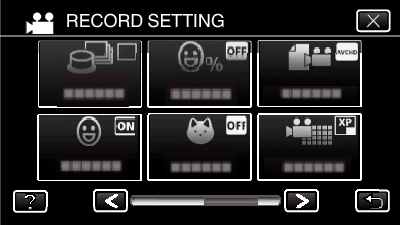 REC SET VIDEO 4