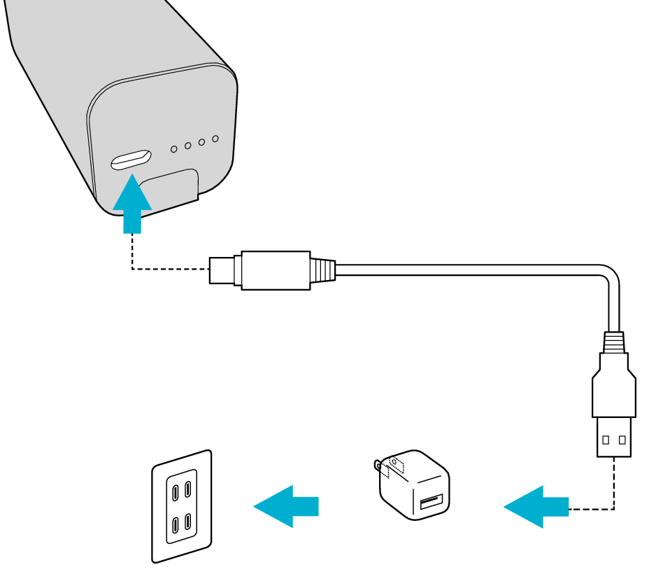 Charging the charging case | HA-XC90T | User manual