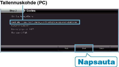 Backup starts