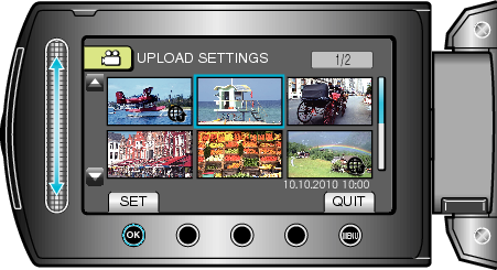 Select the desired video