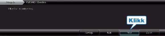 Copying to disc starts