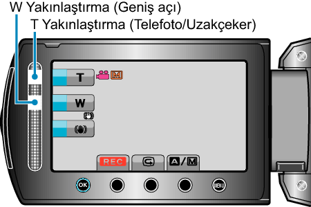 Slider's T/W zoom