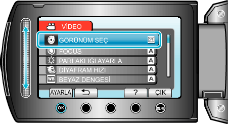 Select scene select